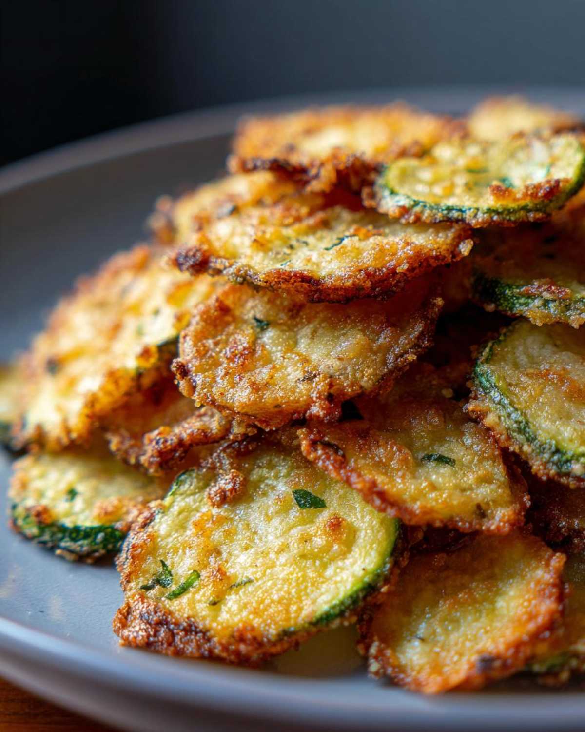 Garlic Parmesan Zucchini Chips (Air Fryer) - detail 3