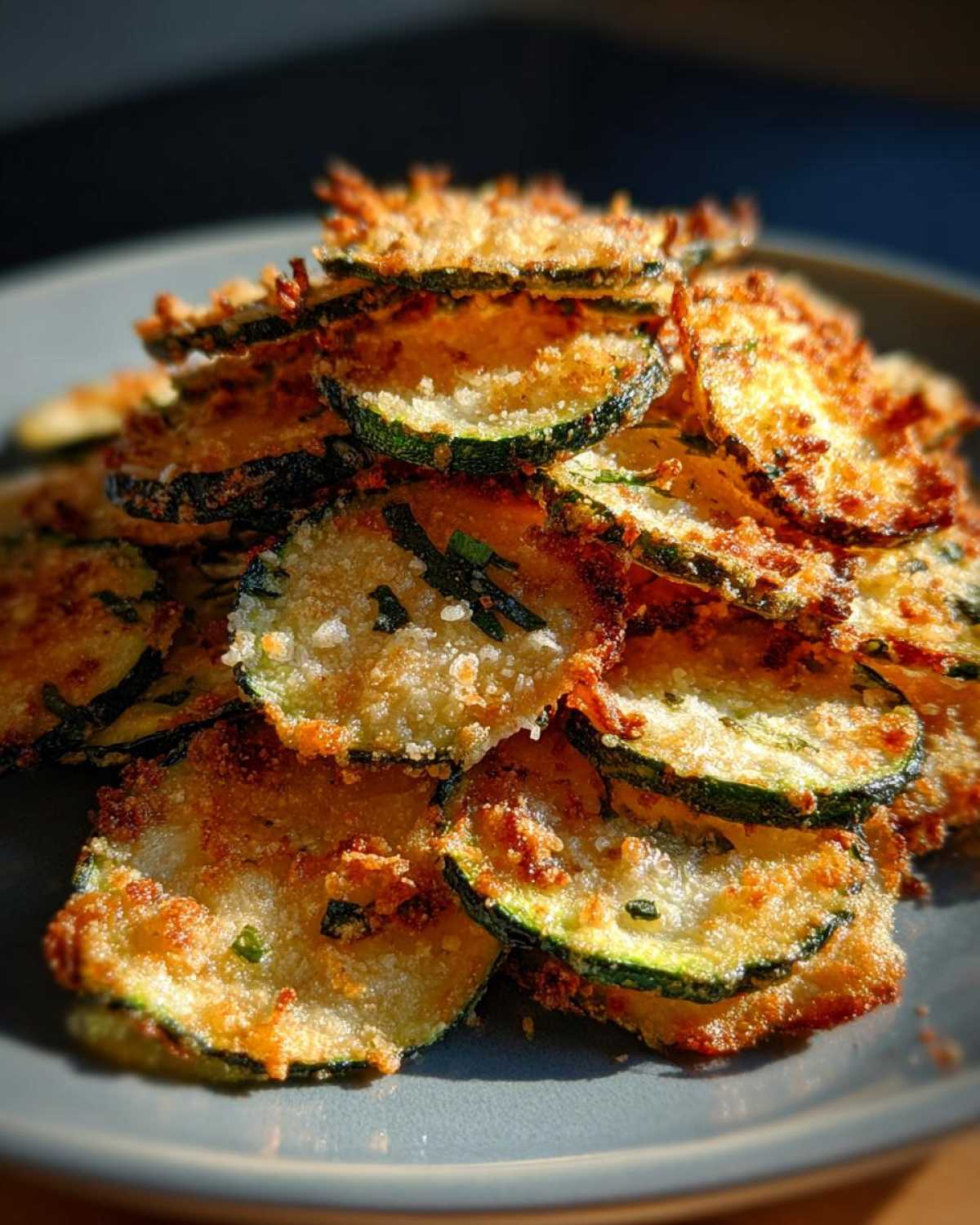 Garlic Parmesan Zucchini Chips (Air Fryer) - detail 4
