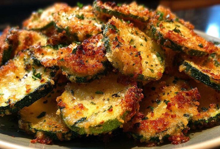 Garlic Parmesan Zucchini Chips (Air Fryer)
