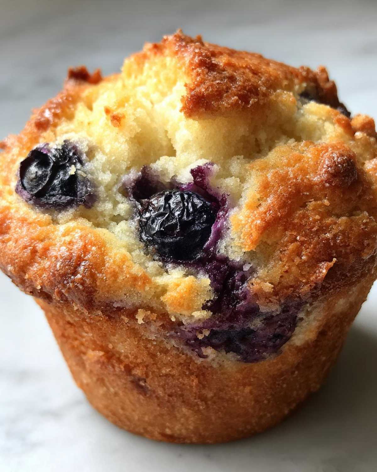 Gluten-free blueberry muffins - detail 1
