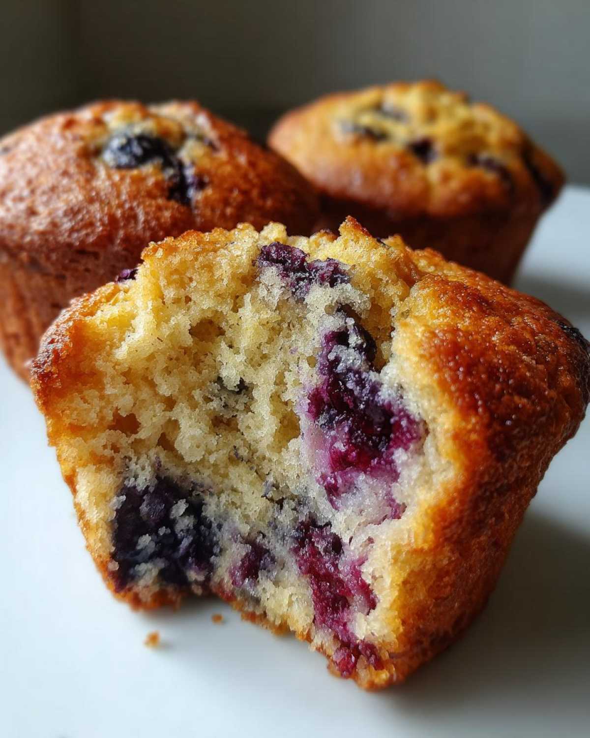 Gluten-free blueberry muffins - detail 2