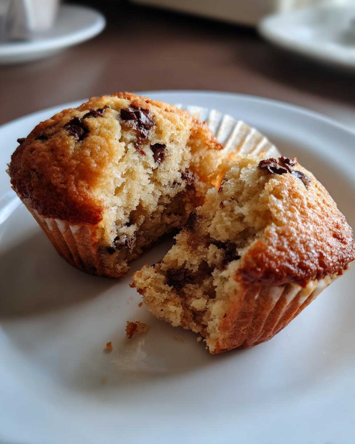 Gluten-free chocolate chip muffins - detail 3