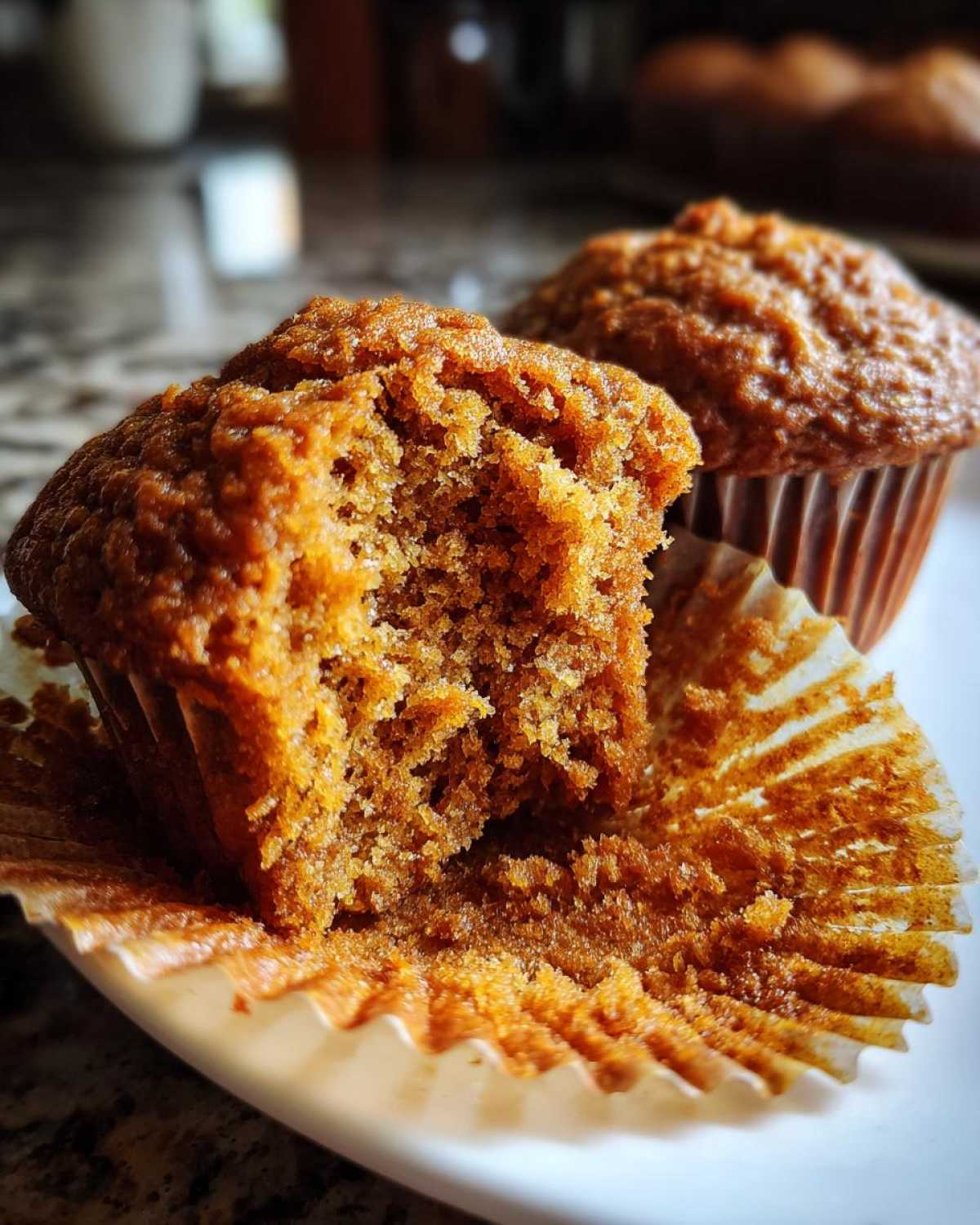 Gluten-free pumpkin muffins - detail 2