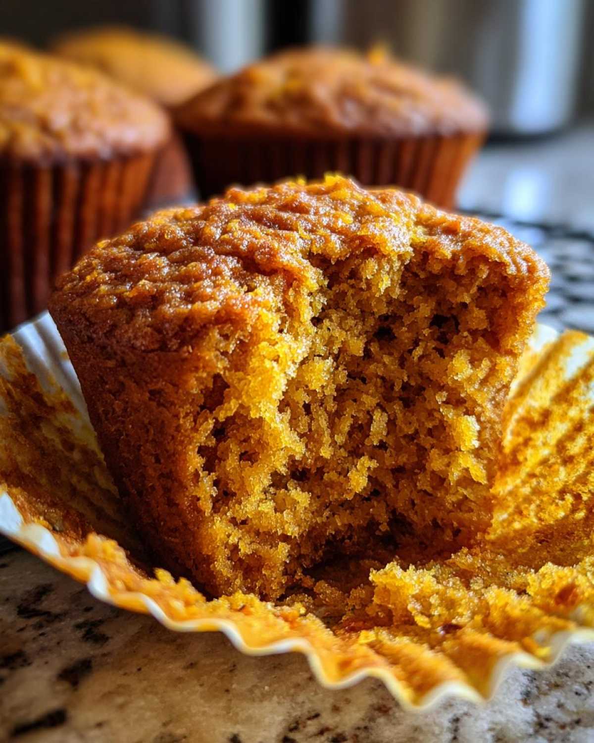 Gluten-free pumpkin muffins - detail 3