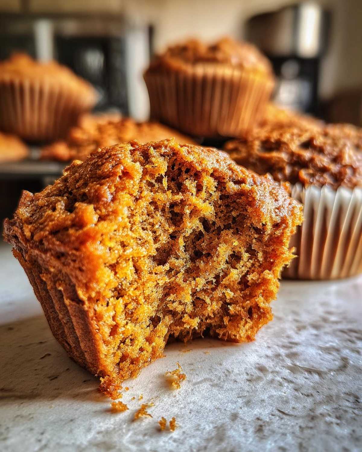 Gluten-free pumpkin muffins - detail 4