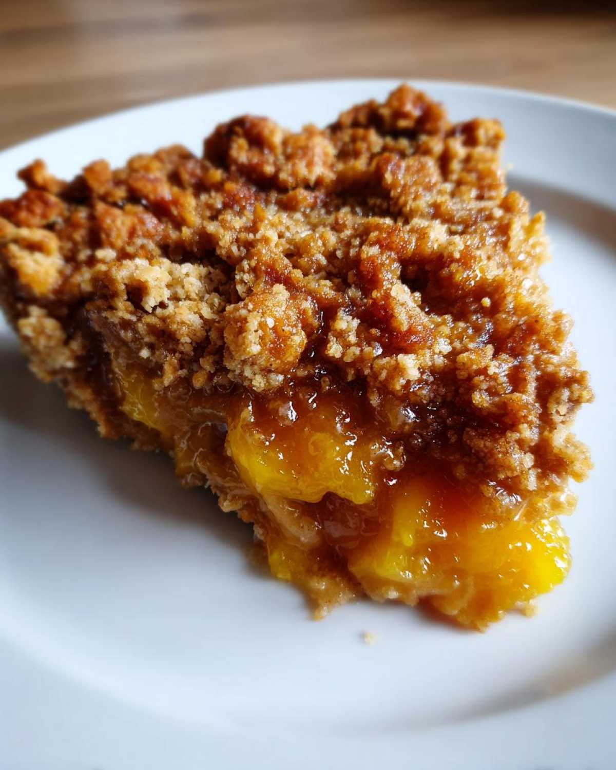 Golden Peach Crisp - detail 4