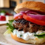 Greek Lamb Burgers (with Tzatziki)