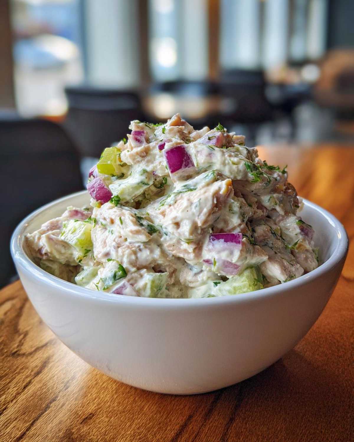 Greek yogurt tuna salad - detail 1