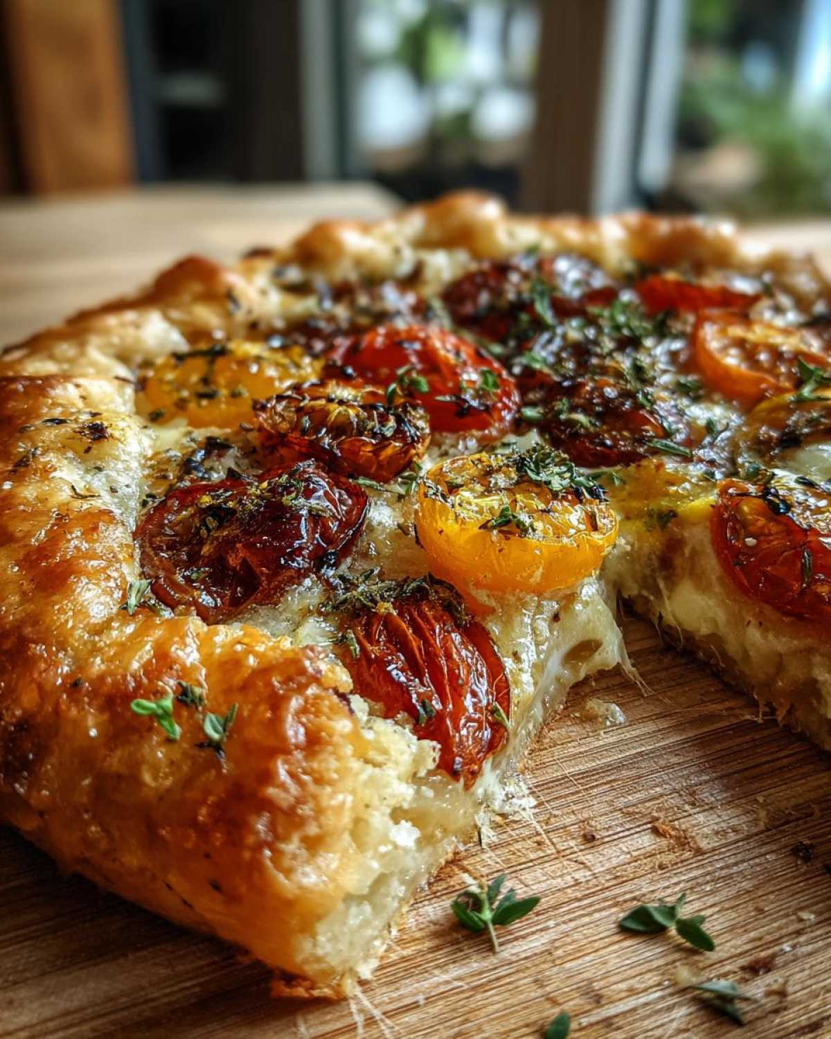 Heirloom Tomato Galette (Rustic Tart) - detail 3