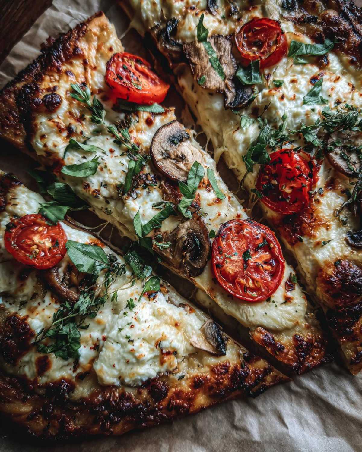 High-Protein Cottage Cheese Flatbread Pizza - detail 1