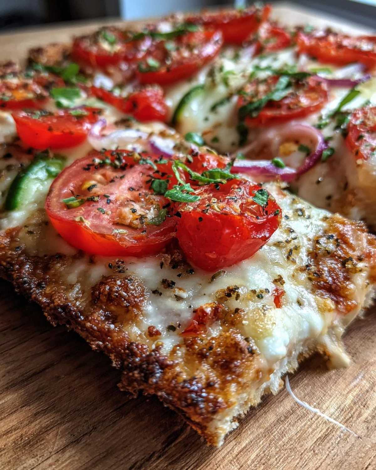 High-Protein Cottage Cheese Flatbread Pizza - detail 2