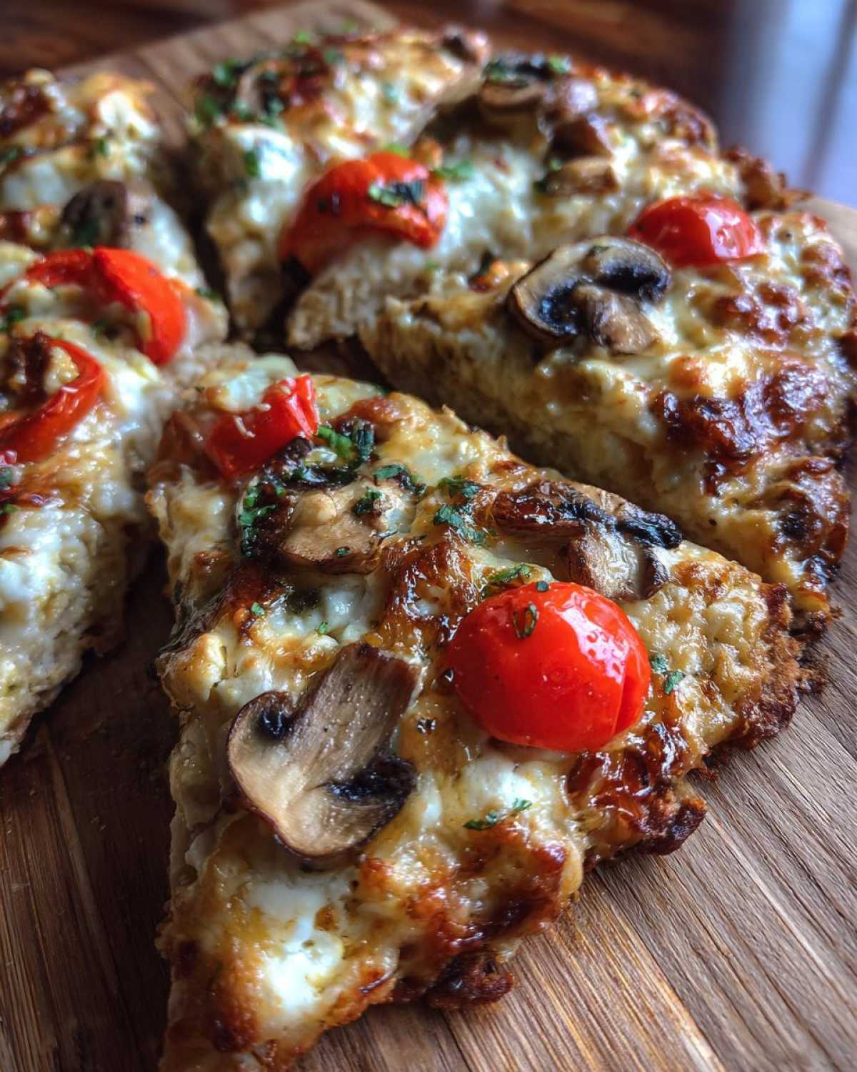 High-Protein Cottage Cheese Flatbread Pizza - detail 3