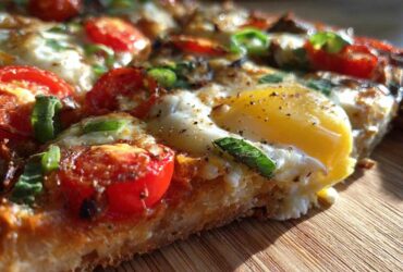 High-Protein Cottage Cheese Flatbread Pizza