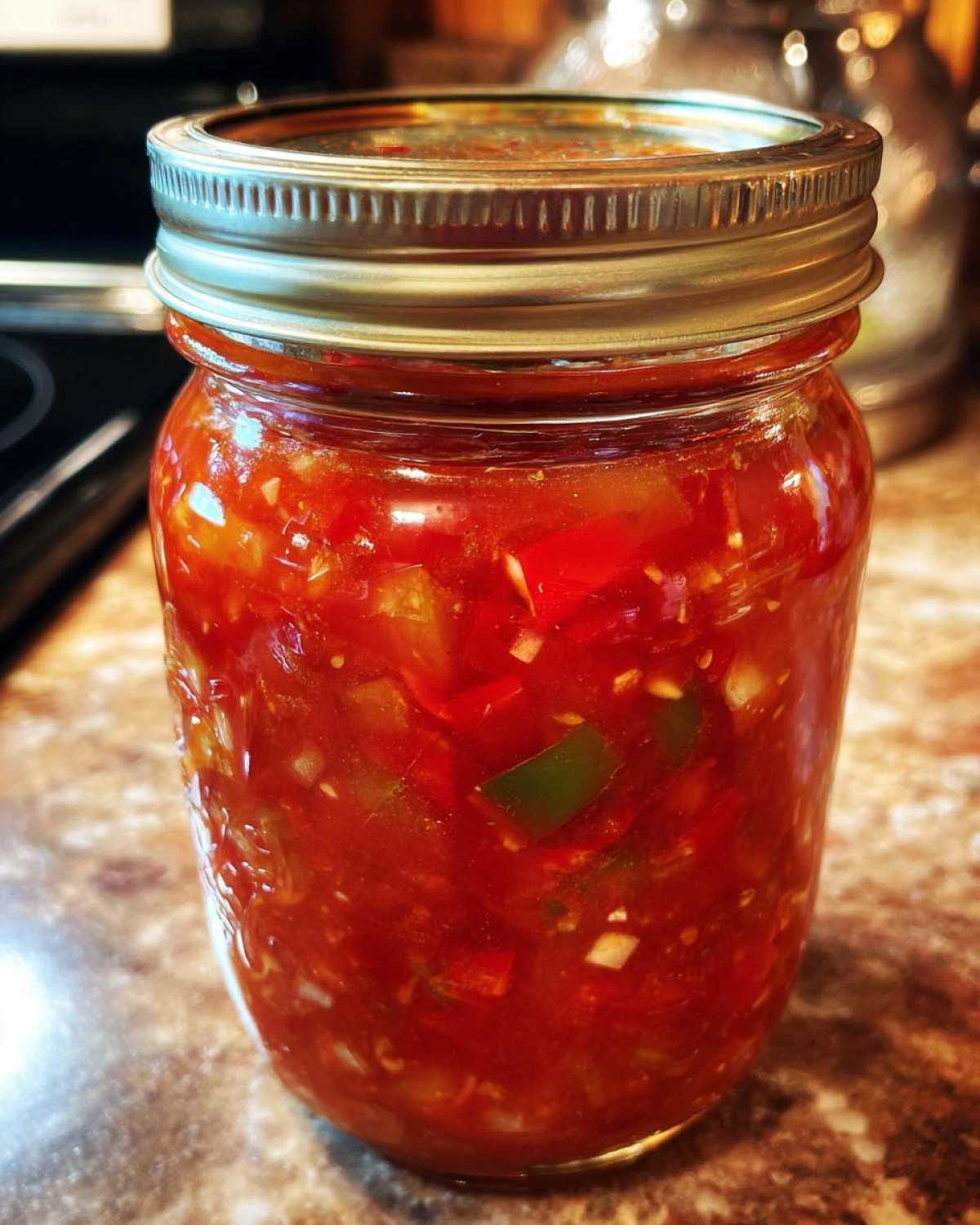 Homemade Canned Salsa (Summer Harvest) - detail 3