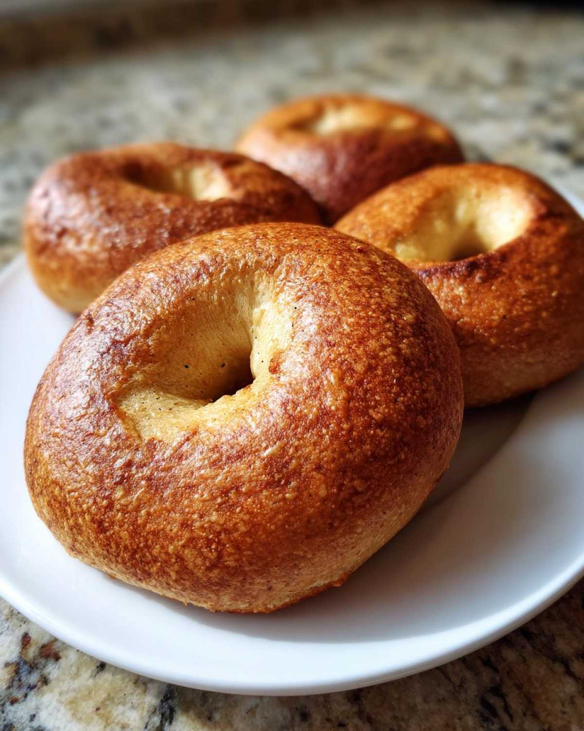 Homemade Sourdough Bagels - detail 1