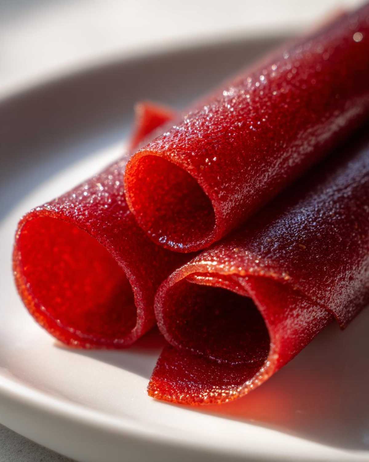Homemade Strawberry Fruit Roll-Ups - detail 1
