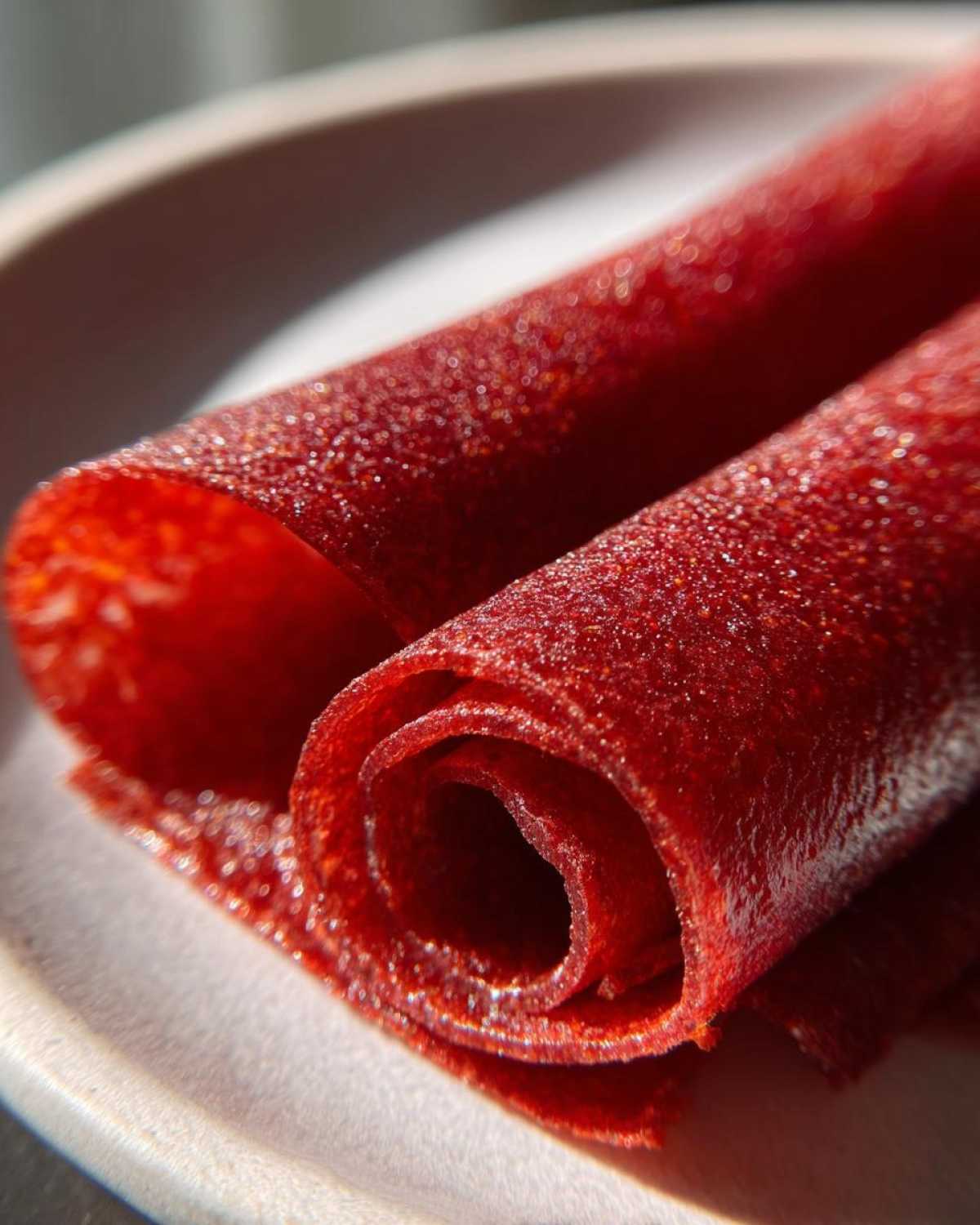 Homemade Strawberry Fruit Roll-Ups - detail 3