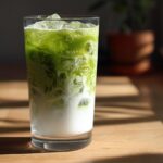 Iced Vanilla Matcha Latte