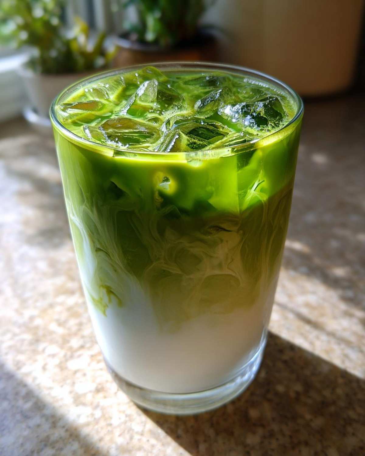 Iced Vanilla Matcha Latte - detail 3