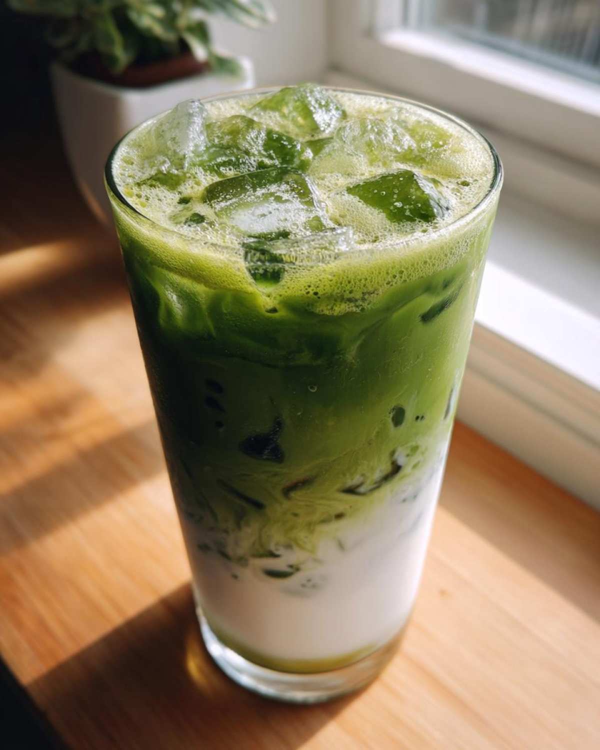 Iced Vanilla Matcha Latte - detail 4