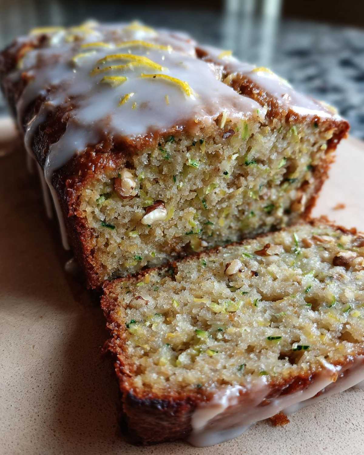 Lemon-Glazed Zucchini Bread - detail 1