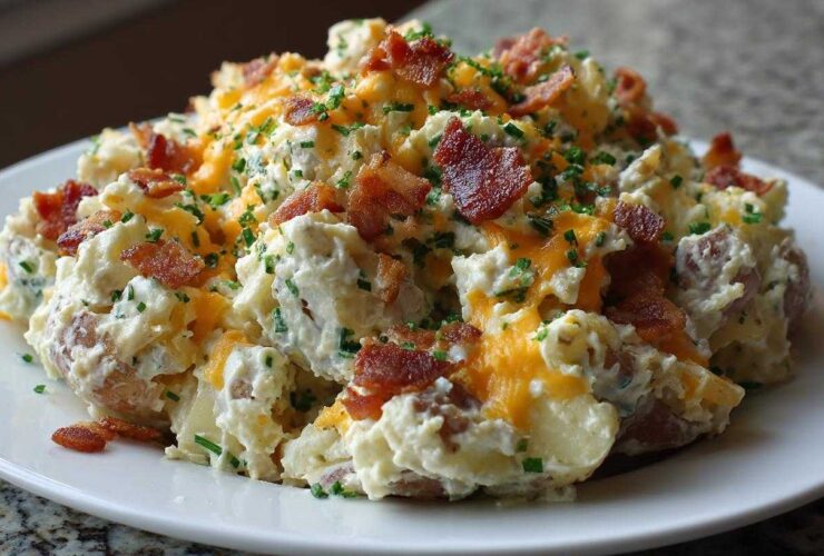 Loaded Bacon Ranch Potato Salad