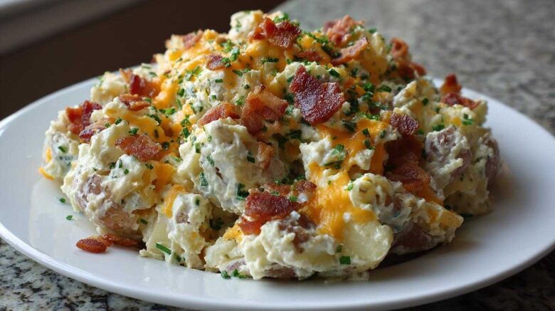Loaded Bacon Ranch Potato Salad