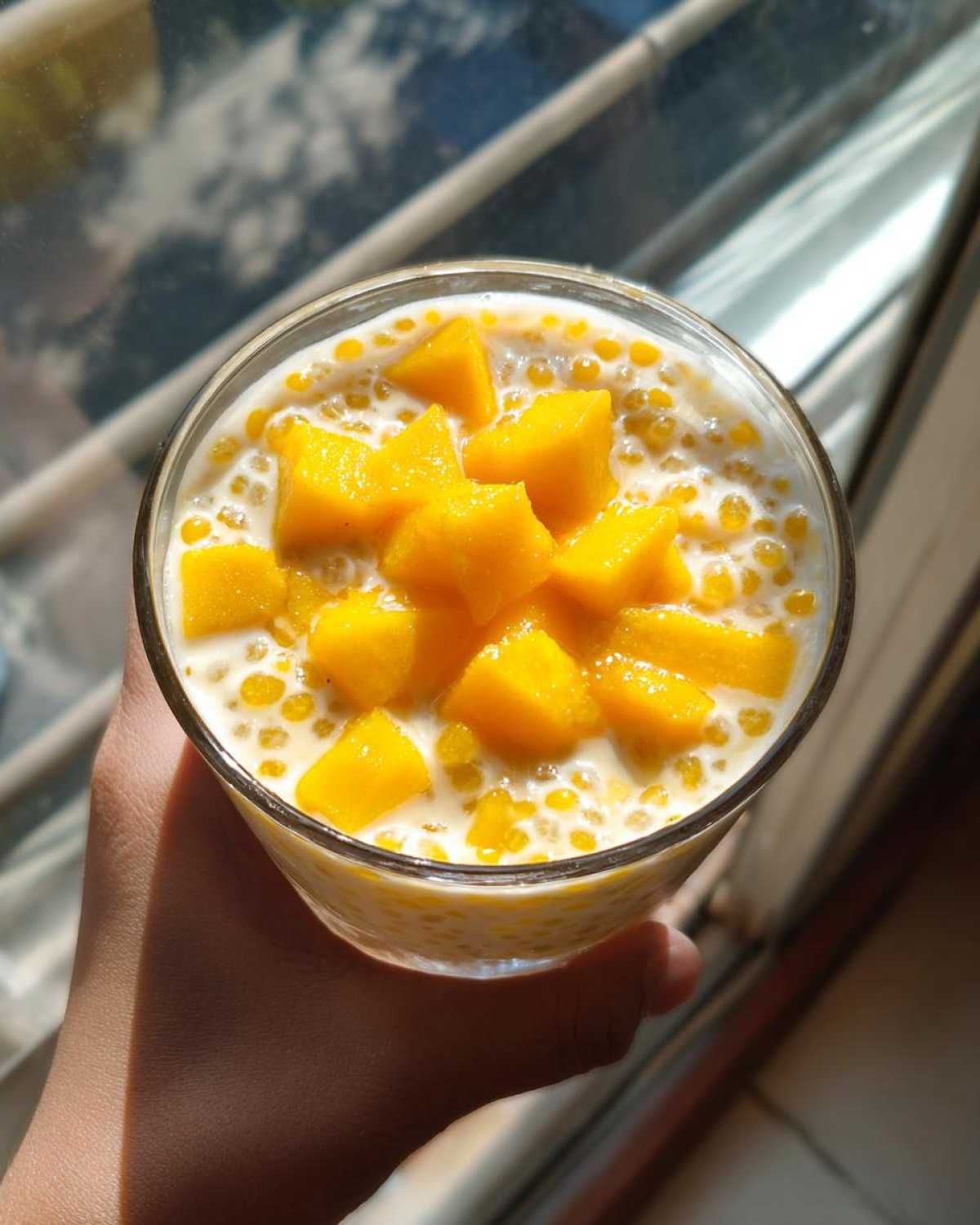 Mango Sago Pudding (Tropical Dessert) - detail 3
