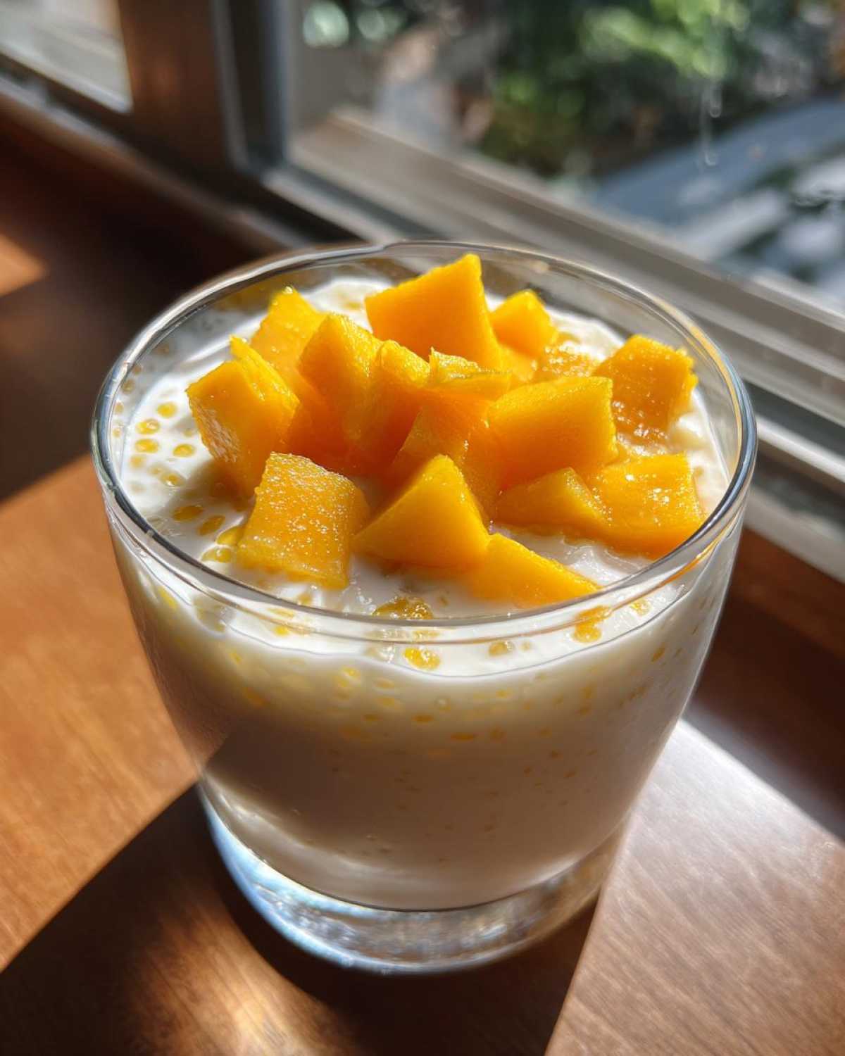 Mango Sago Pudding (Tropical Dessert) - detail 4