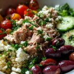 Mediterranean tuna bowl