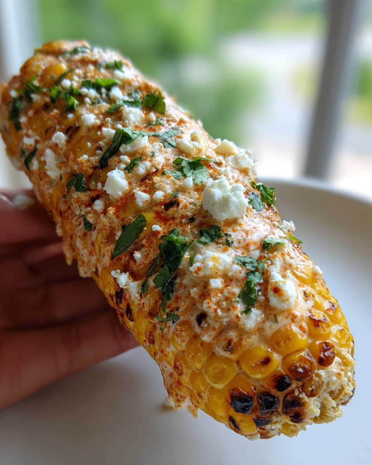 Mexican street corn - detail 1