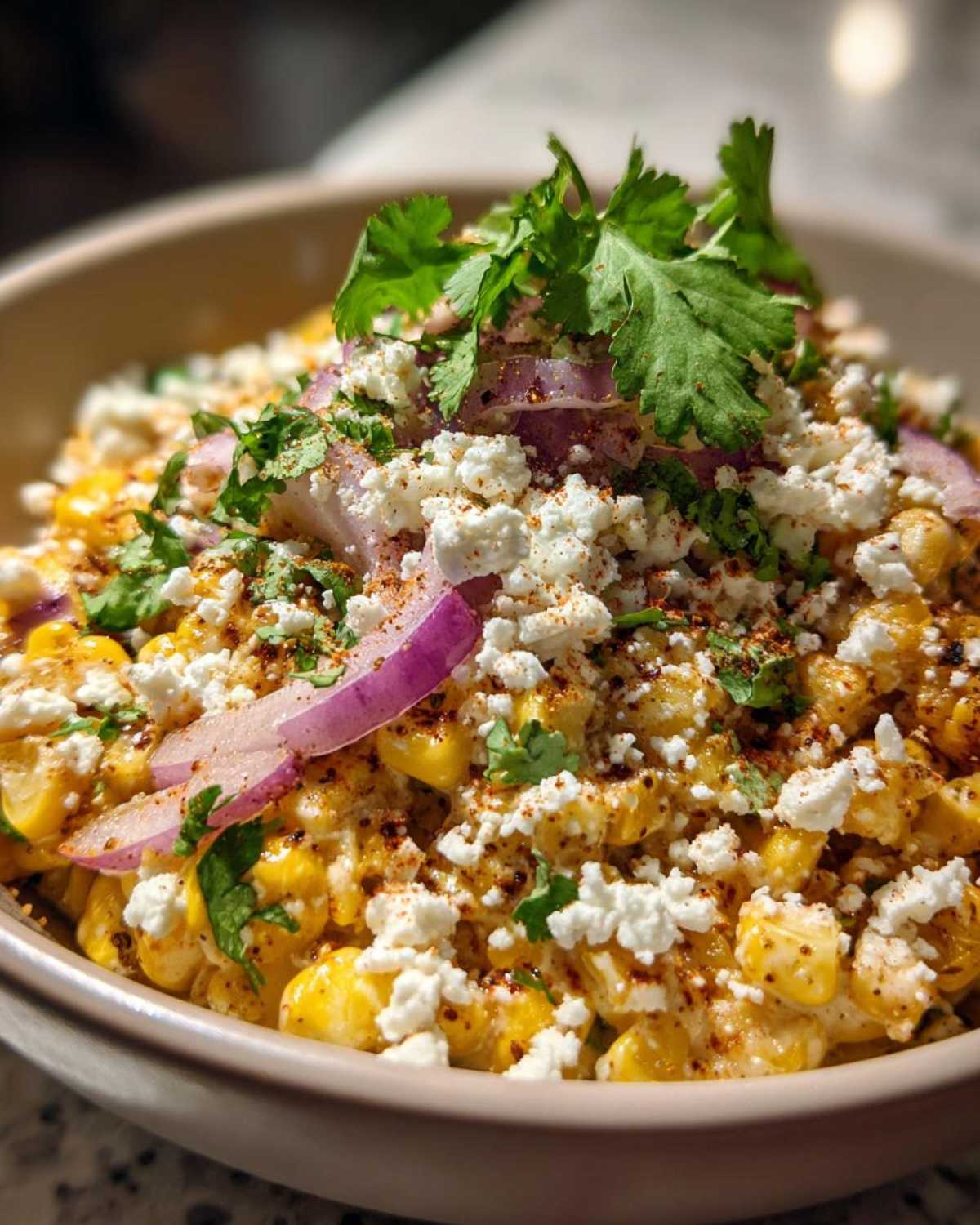 Mexican street corn bowl - detail 4