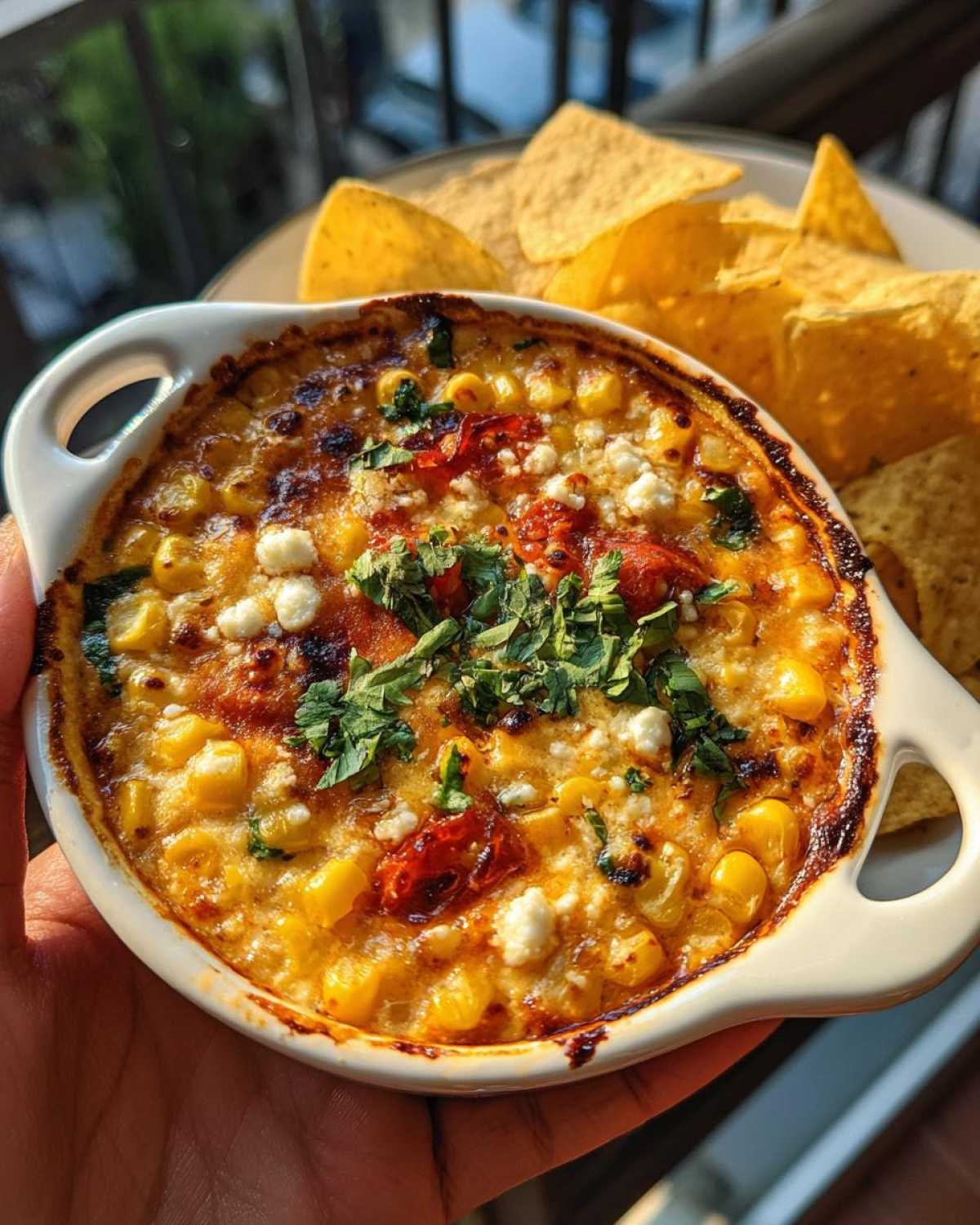 Mexican street corn dip - detail 2