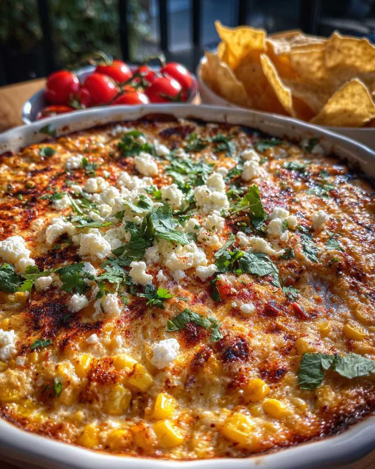 Mexican street corn dip - detail 4