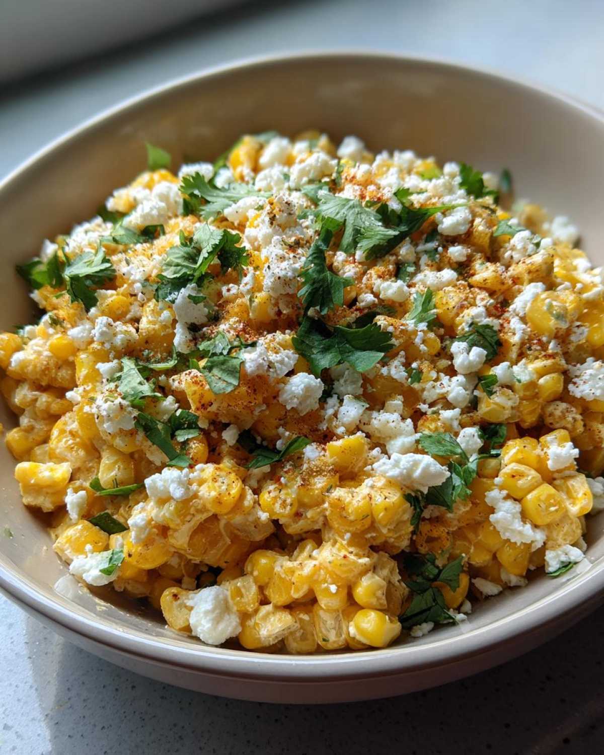 Mexican street corn salad - detail 1
