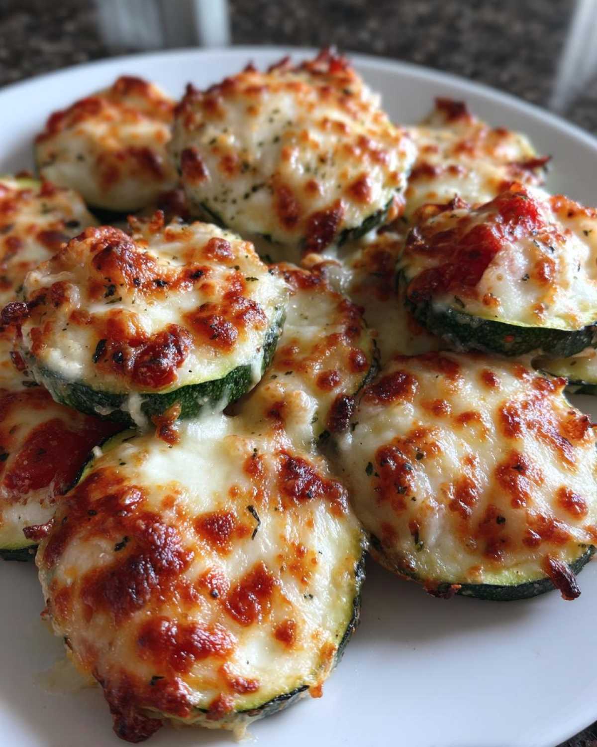 Mini Zucchini Pizza Bites (Keto Friendly) - detail 2