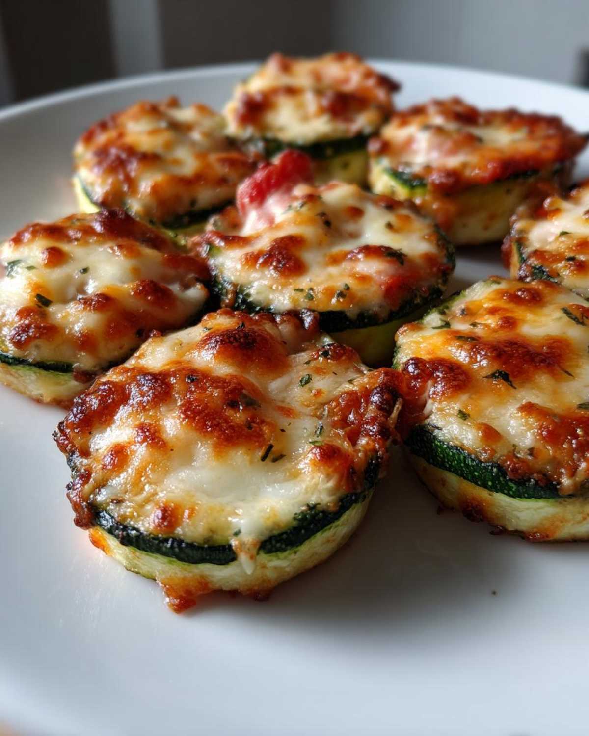 Mini Zucchini Pizza Bites (Keto Friendly) - detail 3