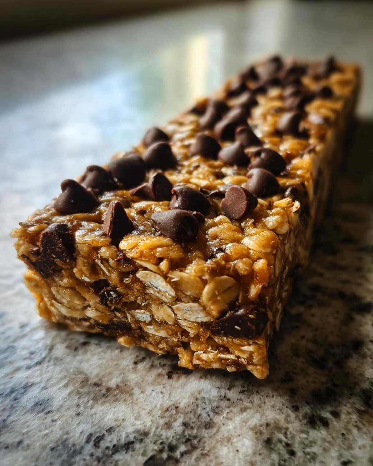No-Bake Chocolate Chip Granola Bars - detail 2