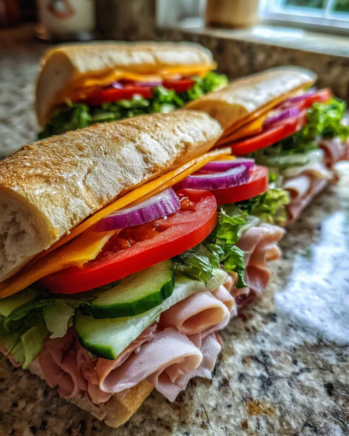 No-Bread Cucumber Sub Sandwiches - detail 1