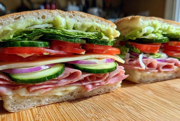 No-Bread Cucumber Sub Sandwiches
