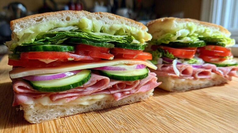 No-Bread Cucumber Sub Sandwiches