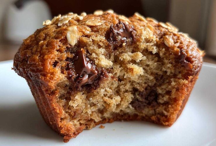 Oatmeal chocolate chip muffins