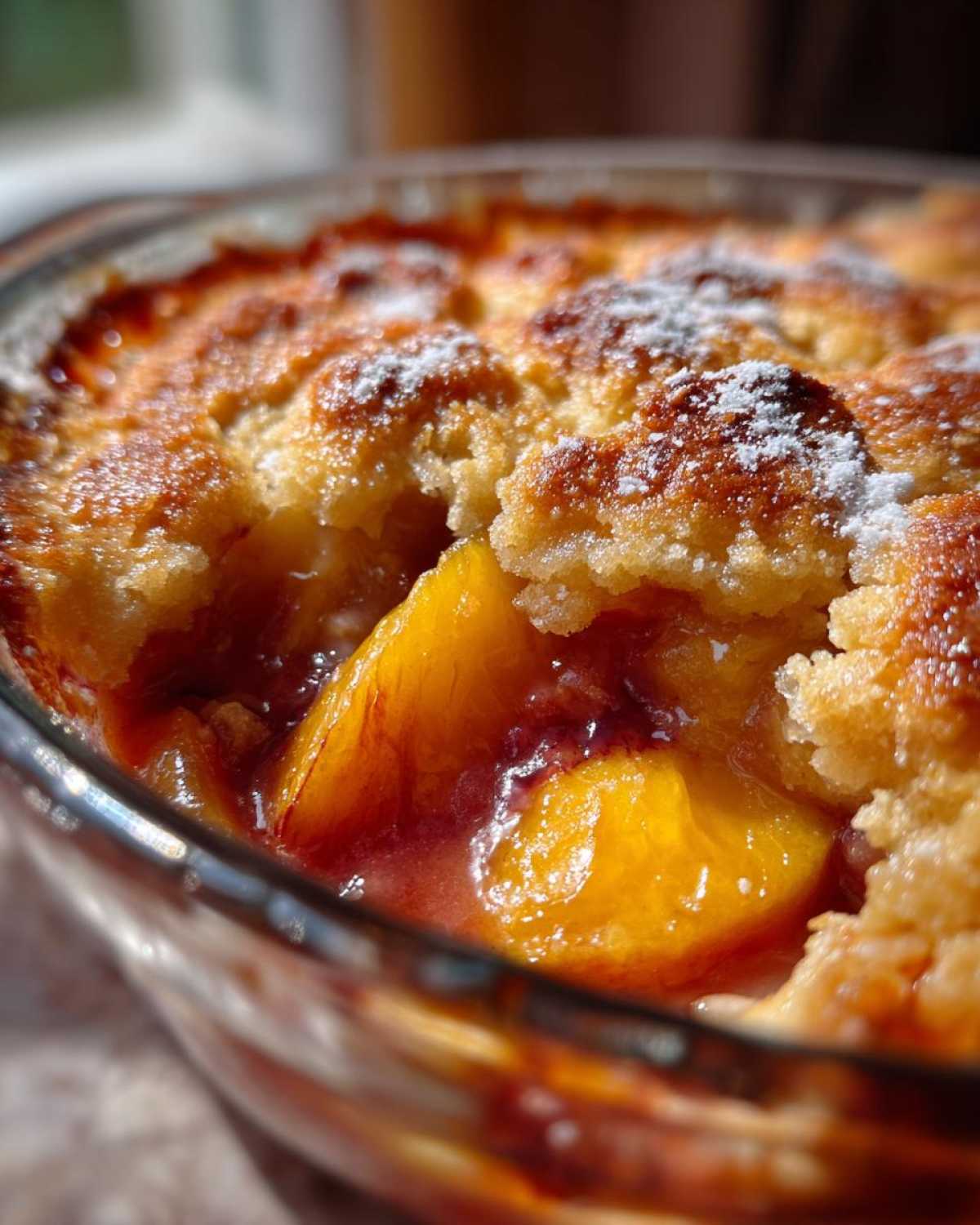 Old-Fashioned Peach Cobbler - detail 1