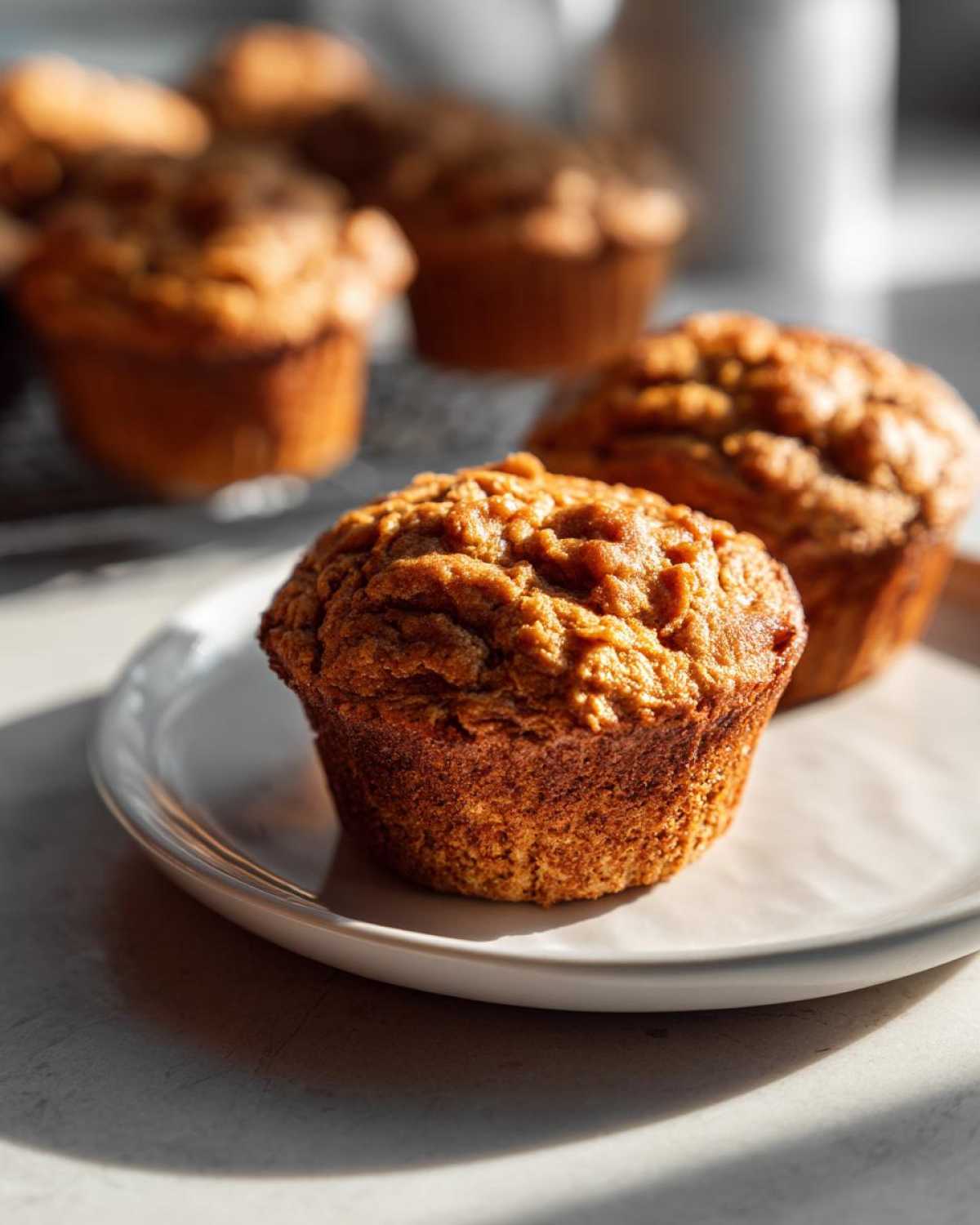 Peanut butter protein muffins - detail 2