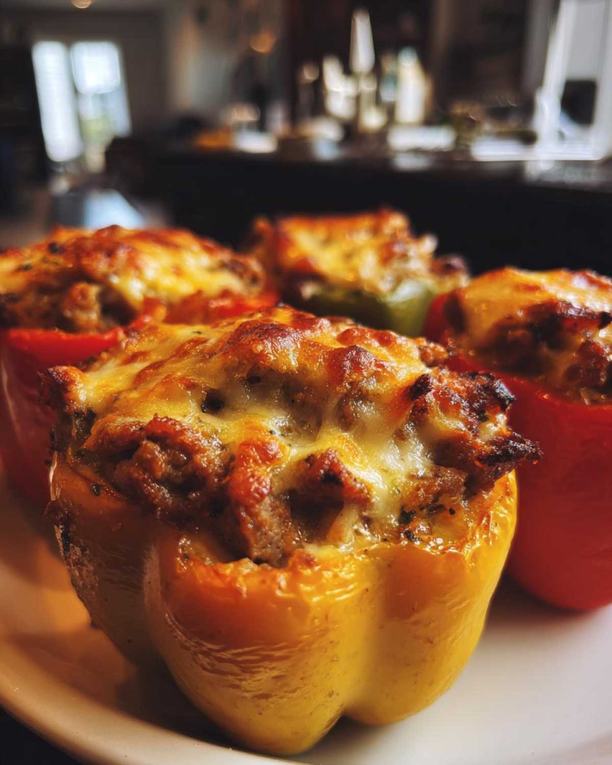 Philly Cheesesteak Stuffed Peppers - detail 1