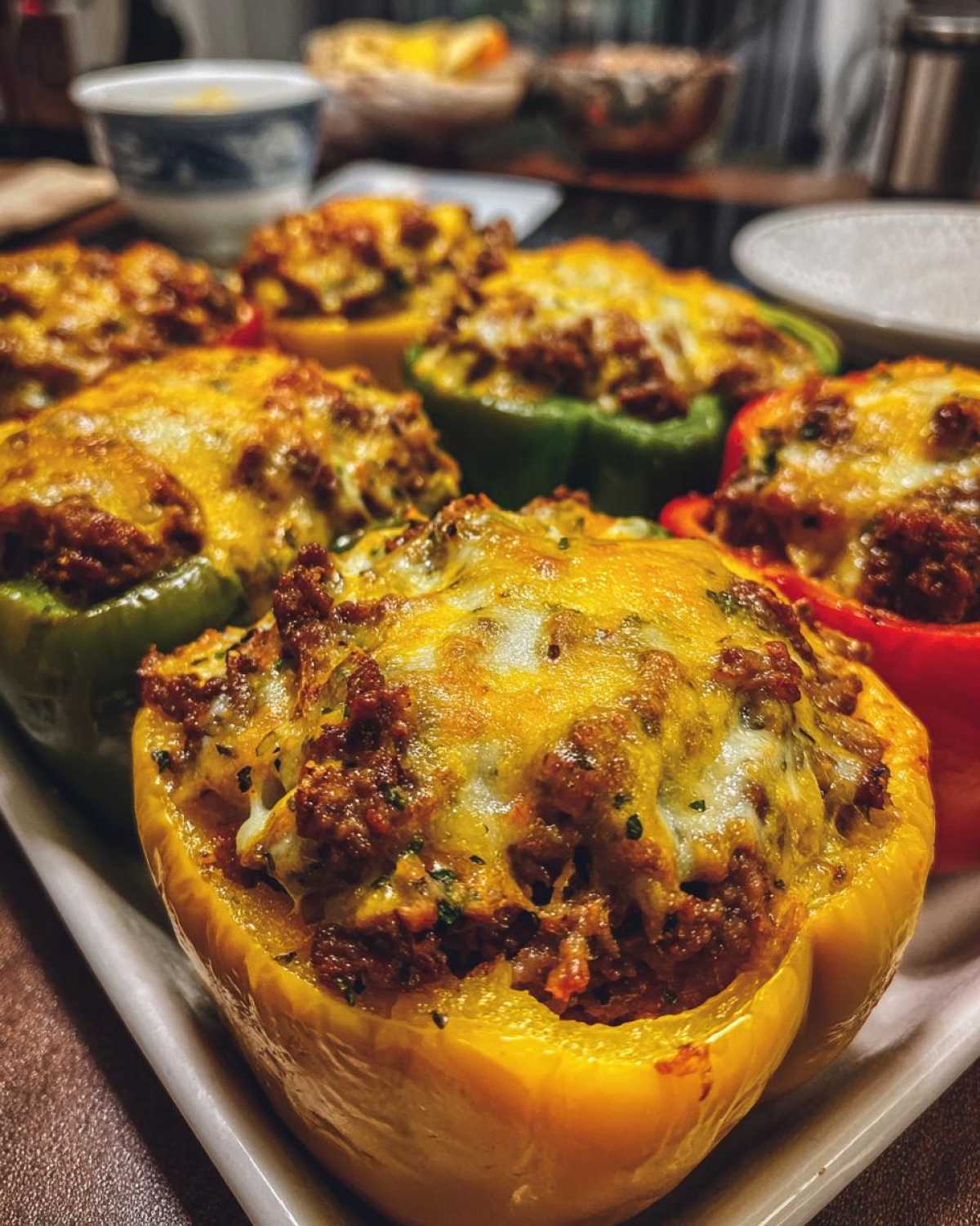 Philly Cheesesteak Stuffed Peppers - detail 2
