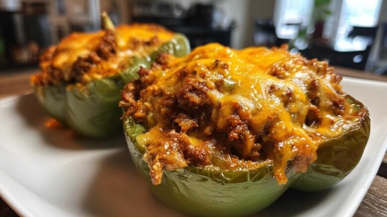 Philly Cheesesteak Stuffed Peppers