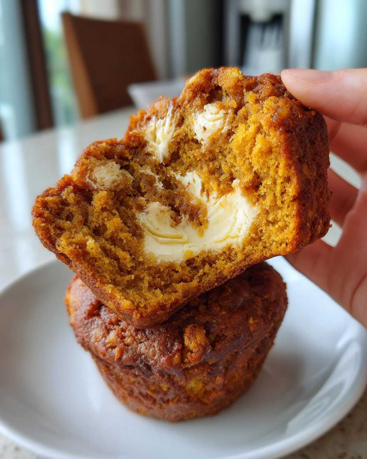 Pumpkin Cream Cheese Muffins - detail 2