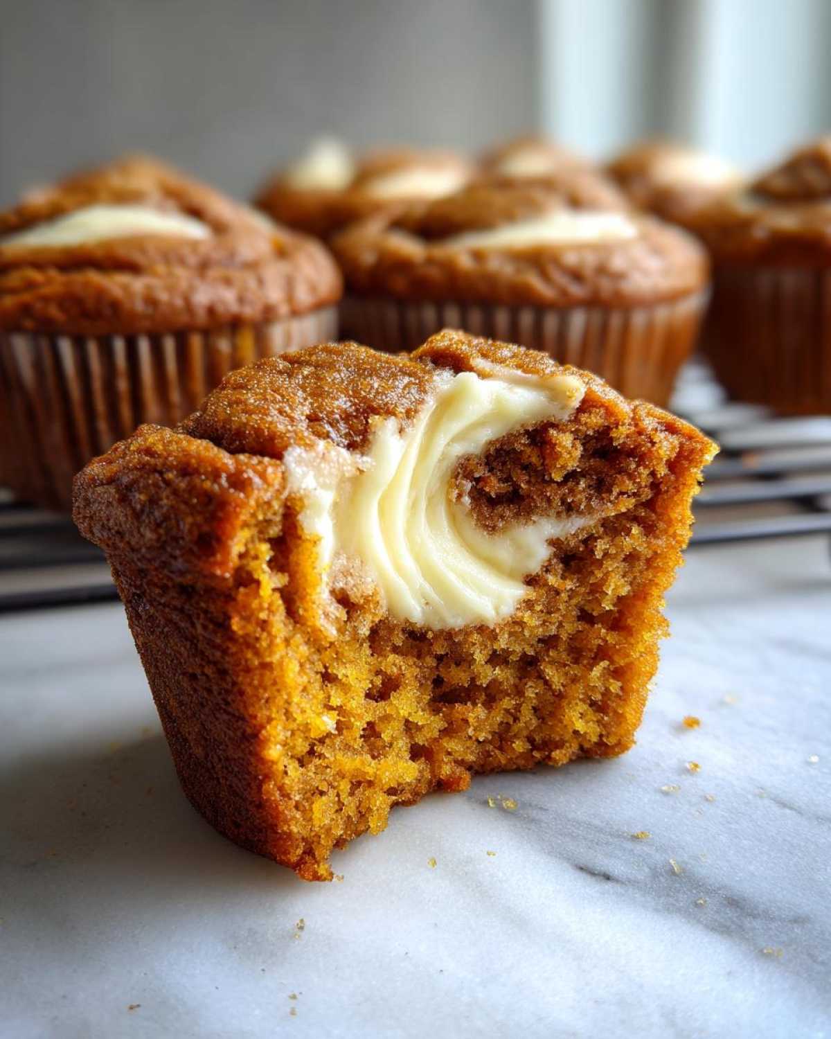Pumpkin Cream Cheese Muffins - detail 3