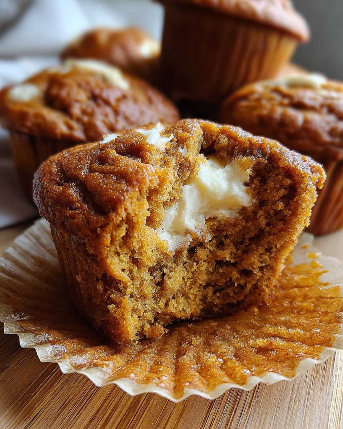 Pumpkin Cream Cheese Muffins - detail 4